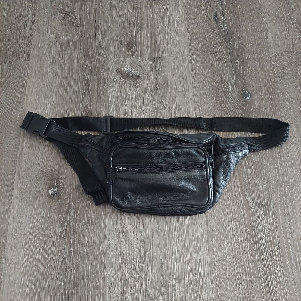 Vintage Fanny Pack Waist Bag - Black